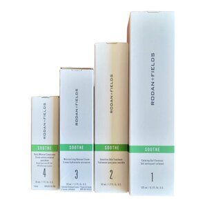 Rodan + Fields Soothe Regimen 4 Step Kit Cleanser Treatment Cream SPF -FREE SHIP